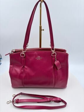 Authenticated Coach handbag/crossbody red purse